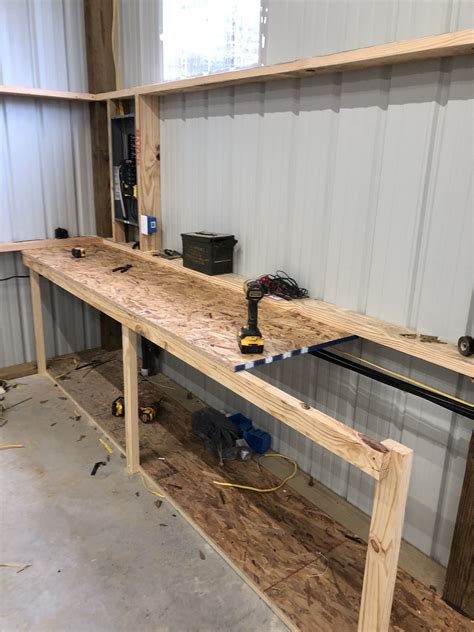 pole barn workbench